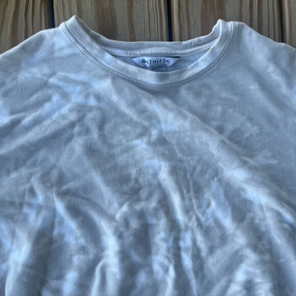 Athleta Chakra Floral Bluff Grey Balance Printed Pullover Sweatshirt S Active - Picture 6 of 9